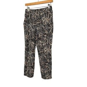 ISAAC Mizrahi Live Patterned Pull On Pants Size 4P